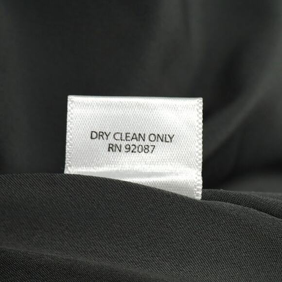 Saks Fifth Avenue Jacket Womens XL Gray Stretch Knit Ruched Sleeves Lined Blazer - Picture 16 of 16